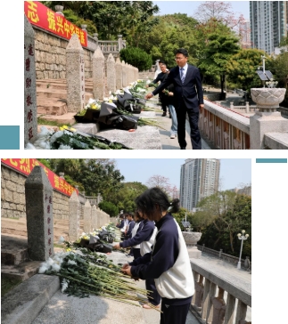 清明祭英烈，青春承遗志丨我校烈士陵园爱国主义教育活动纪实